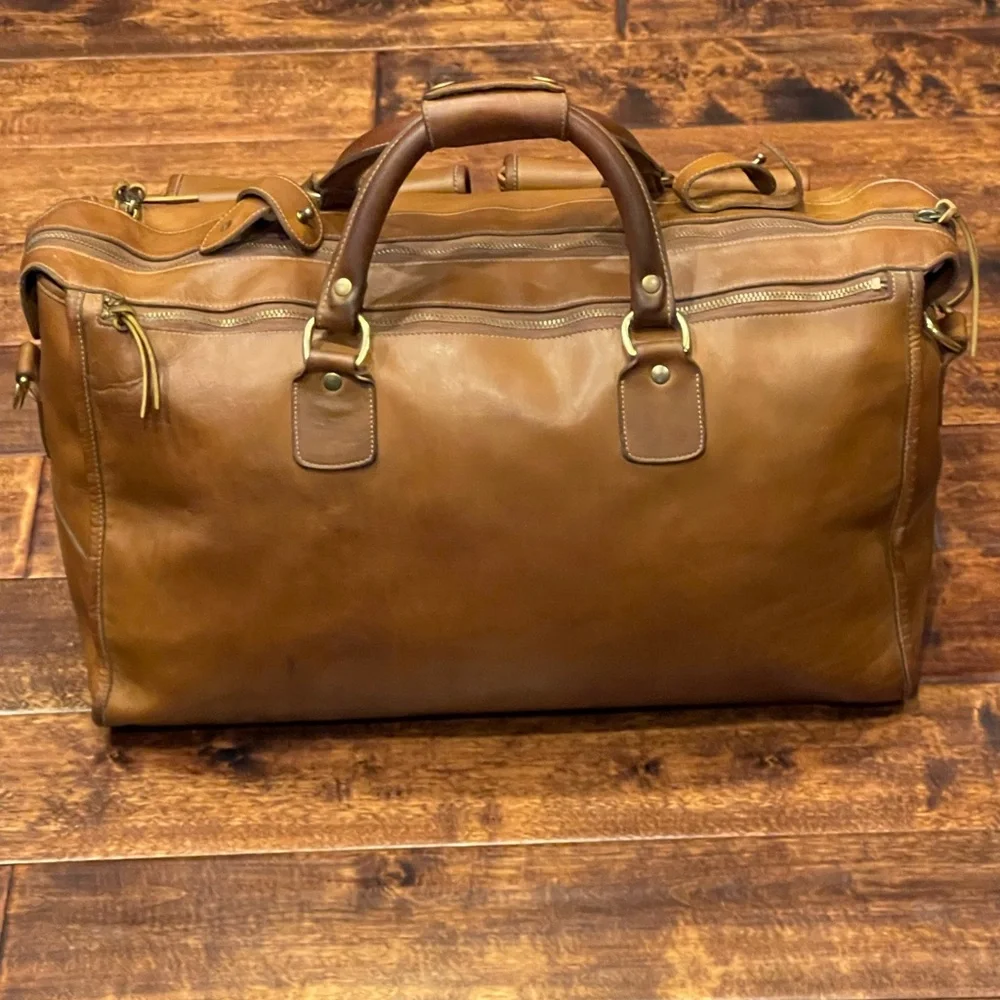 Vintage Marley Hodgson Ghurka Express No. 2 Leather Duffle Travel Bag USA